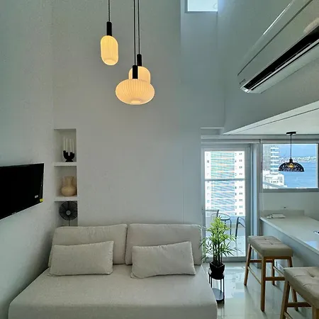Apartment Luxury In Bocagrande -beautiful Views-rooftop Pool Cartagena